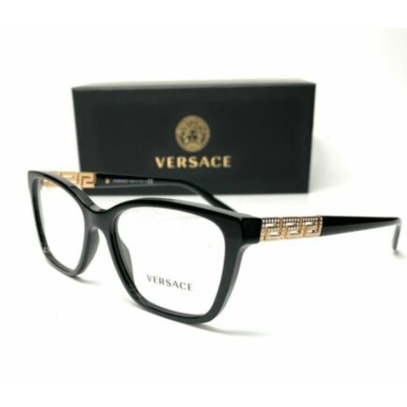 Versace Accessories - New Versace Women's Black and Gold Eyeglasses!